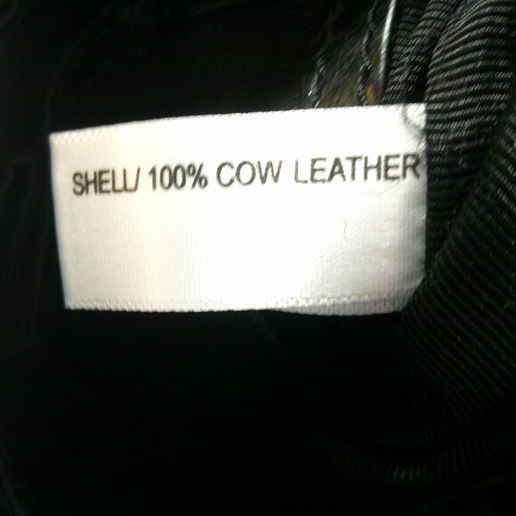 7 For All Mankind Y2k Vintage Black leather clutch Bag Pocket Book Purse - Picture 8 of 10